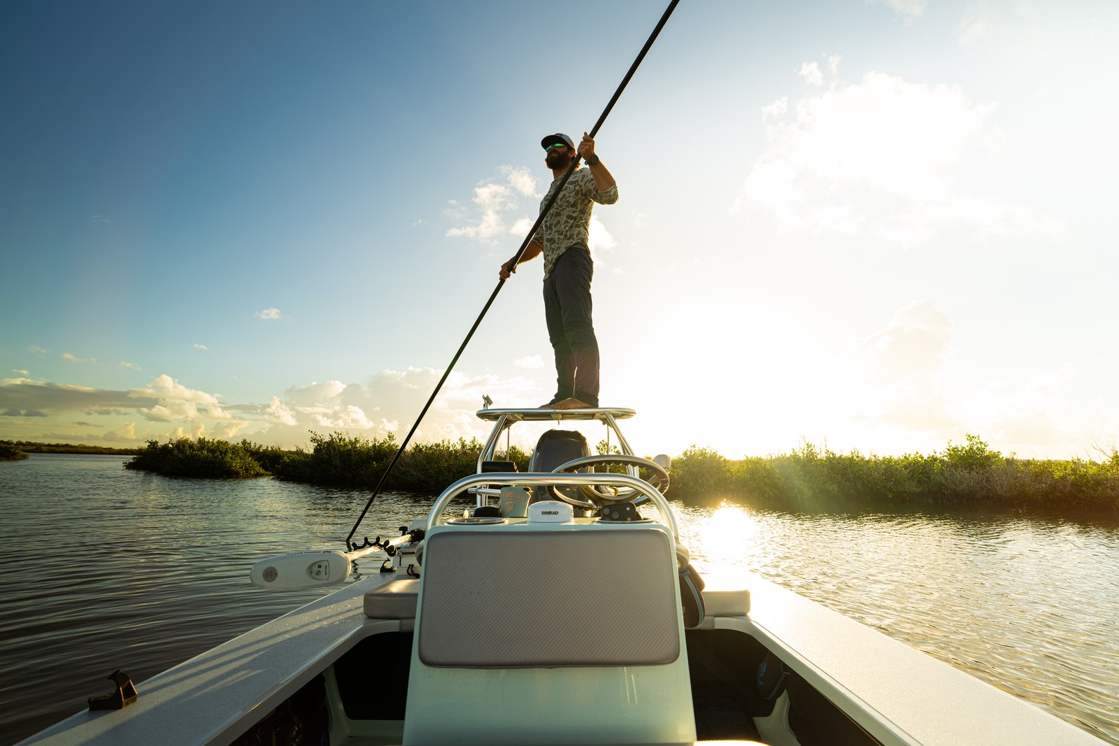 Fly fishing in the Louisiana marsh with DTB