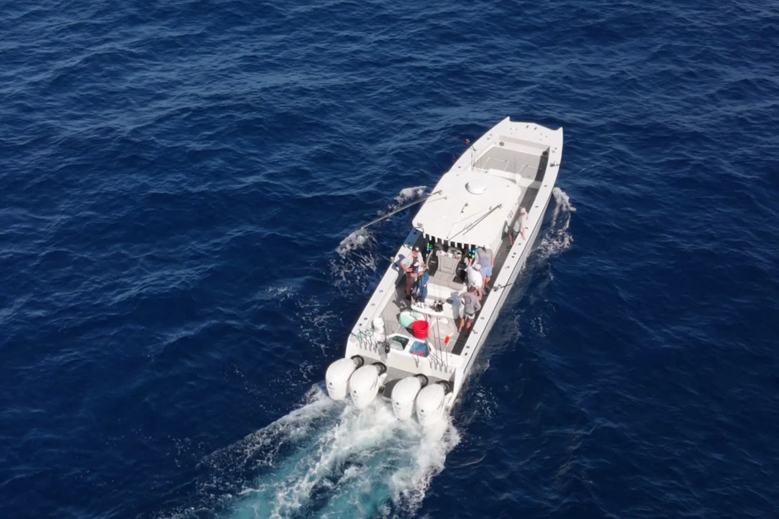 DTB offshore boat underway